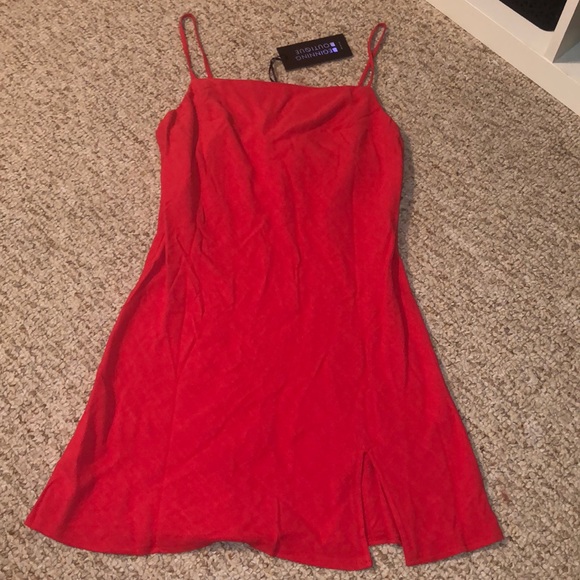 beginning boutique red dress